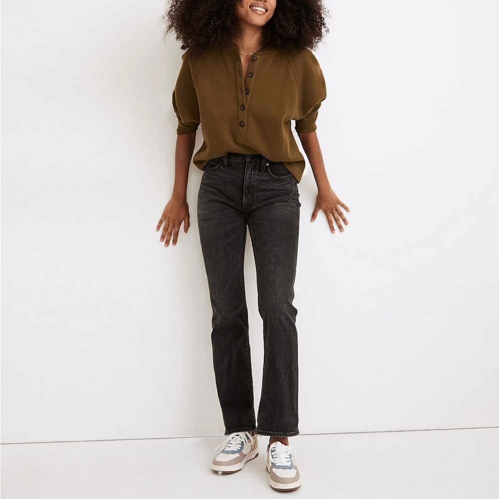 Madewell 90’s high-rise boot cut jeans